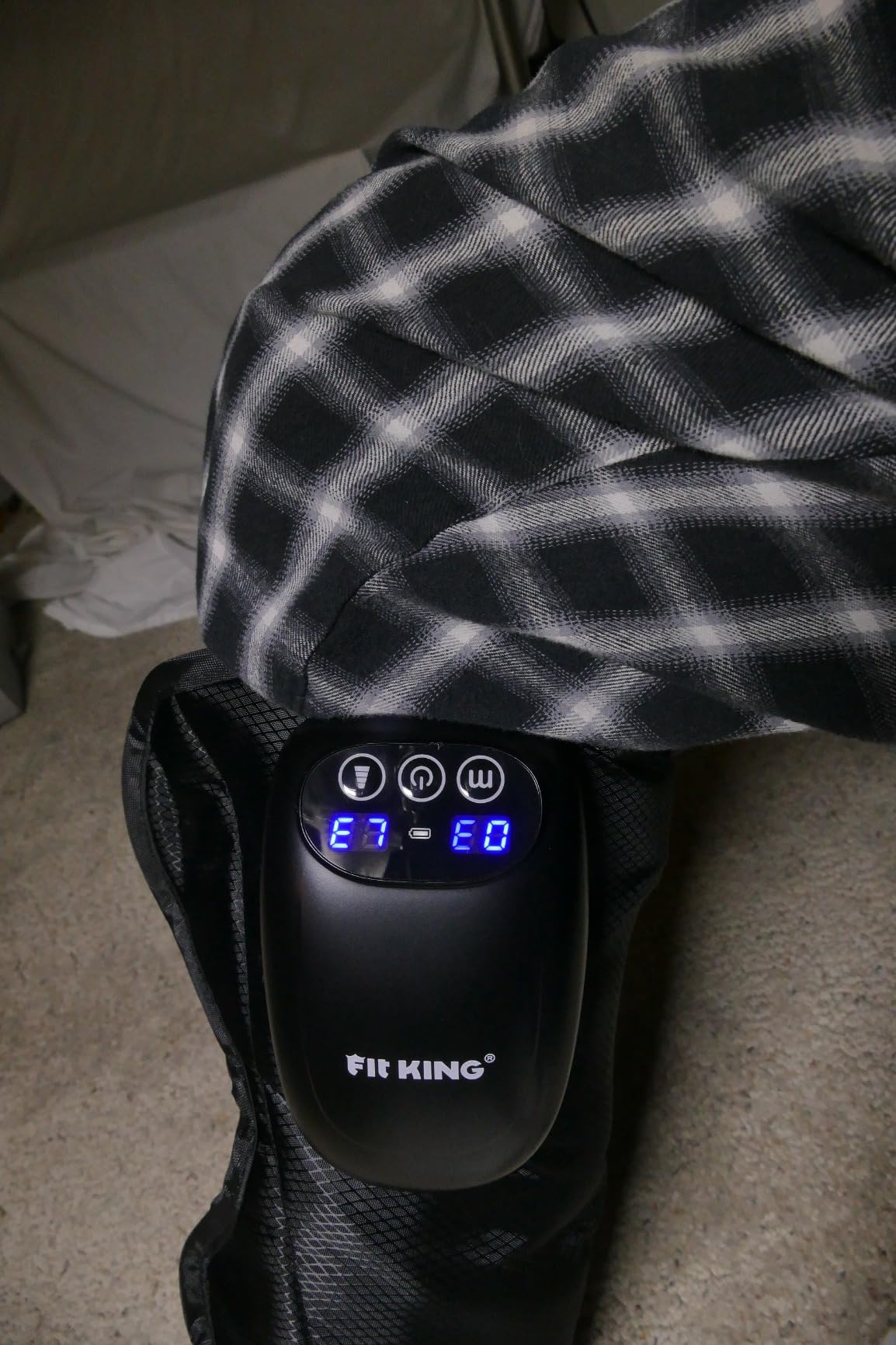 FIT KING Upgraded Cordless Calf Massager for Circulation, Rechargeable Leg Compression Massager for Pain Relief, Relax, Edema & Muscle Recovery, 3 Modes Intensities customer photo 1