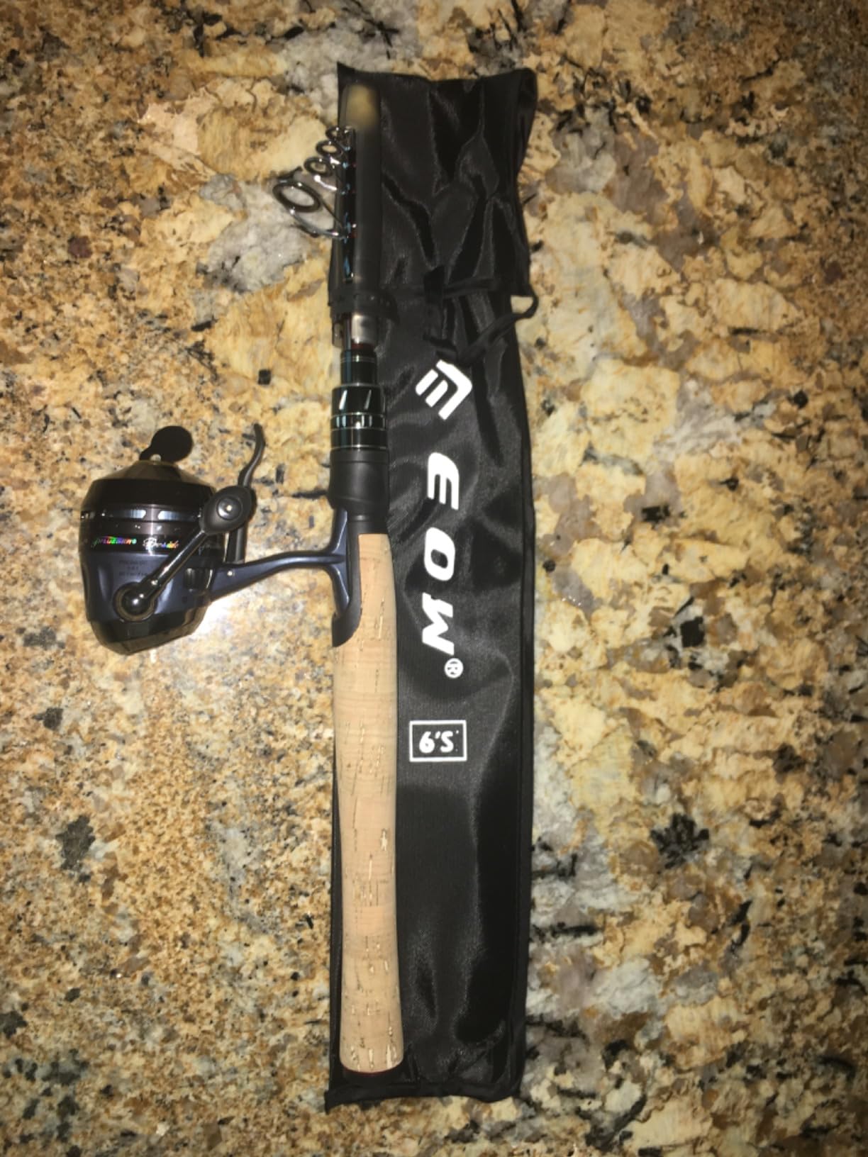 EOW XPEDITE Portable Telescopic Fishing Rods, Spinning & Casting, 24T Carbon Blanks & Solid Carbon Tip, Cork Handle, Travel Rod, Short Collapsible Rods customer photo 2