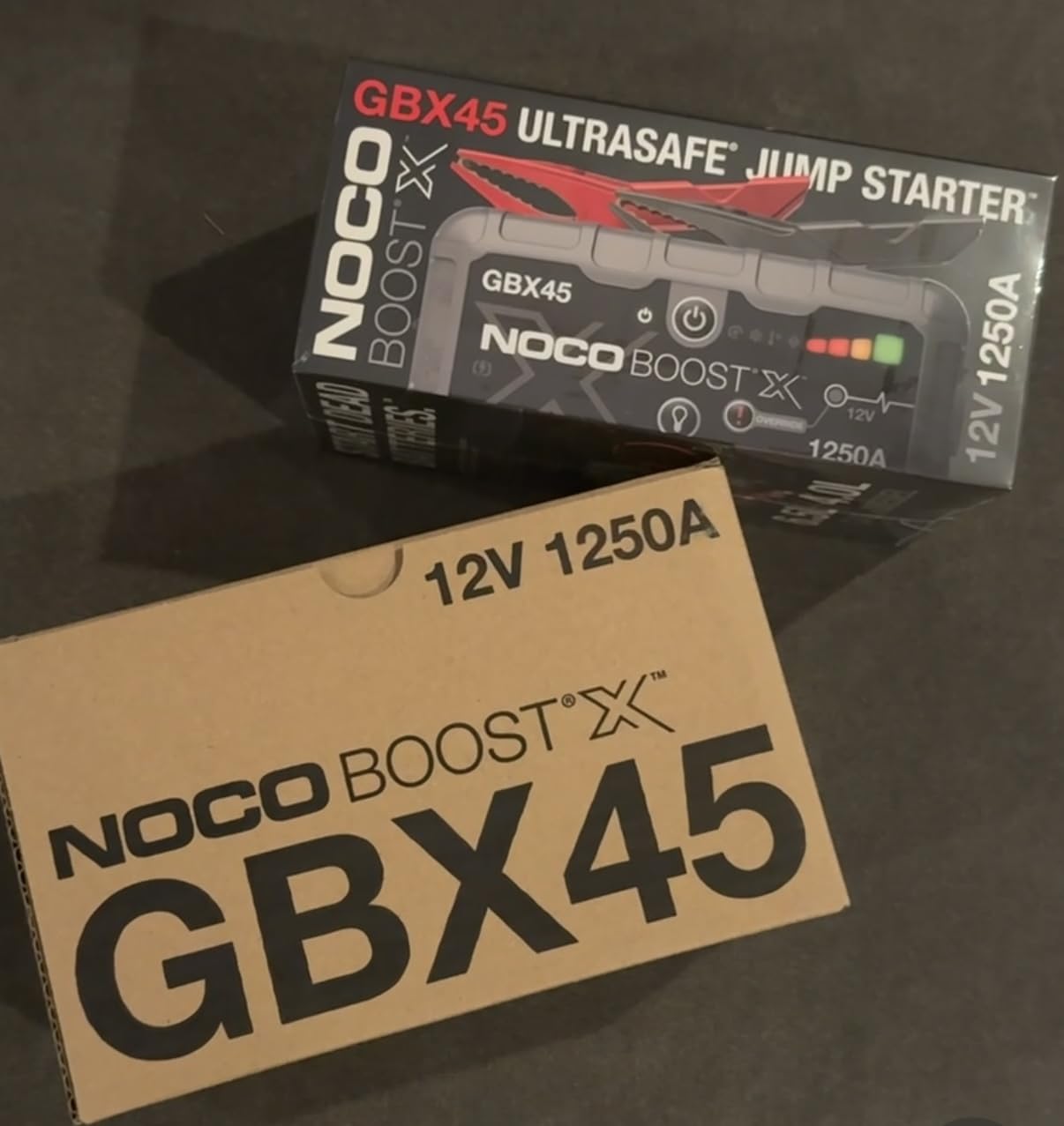 NOCO Boost X GBX45: 1250A UltraSafe Jump Starter - 12V Lithium Battery Booster Pack, Portable Jump Box, Power Bank & Jumper Cables - for 6.5L Gas and 4.0L Diesel Engines customer photo 2