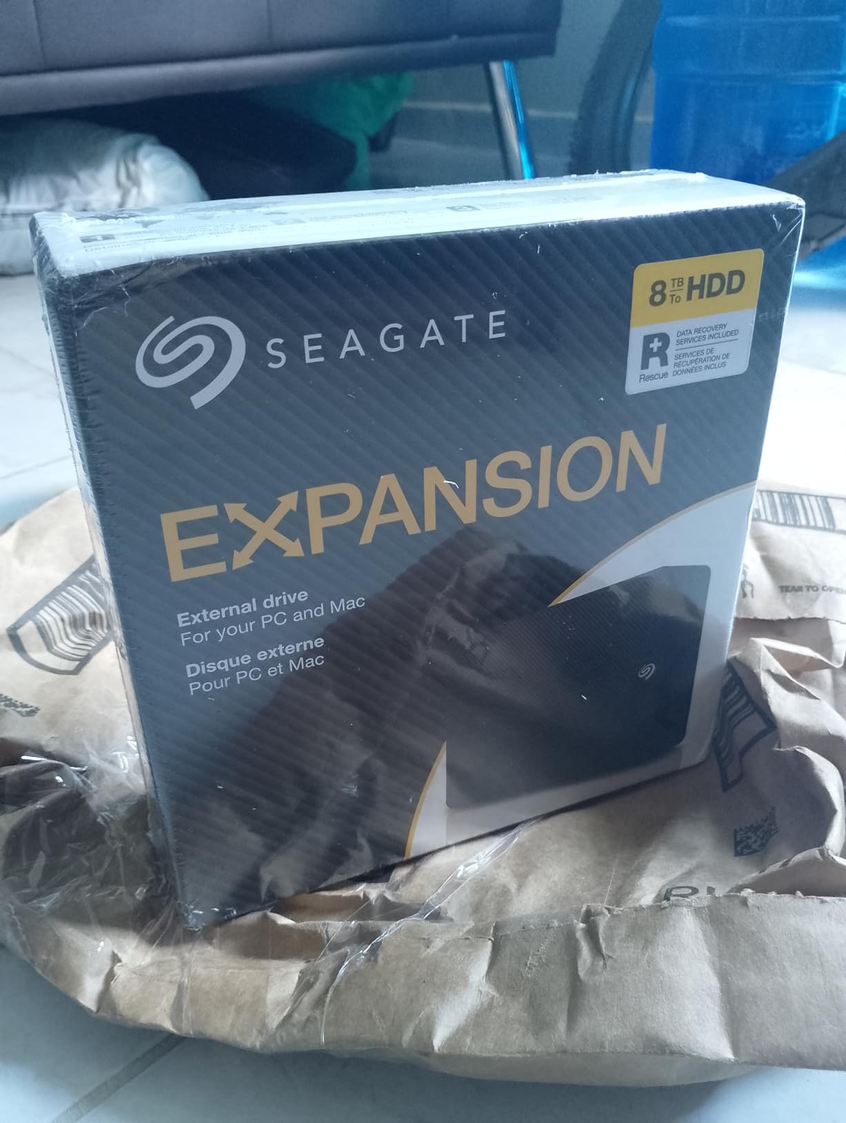 Seagate Expansion 8TB External Hard Drive HDD - USB 3.0, with Rescue Data Recovery Services (STKP8000400) customer photo 1