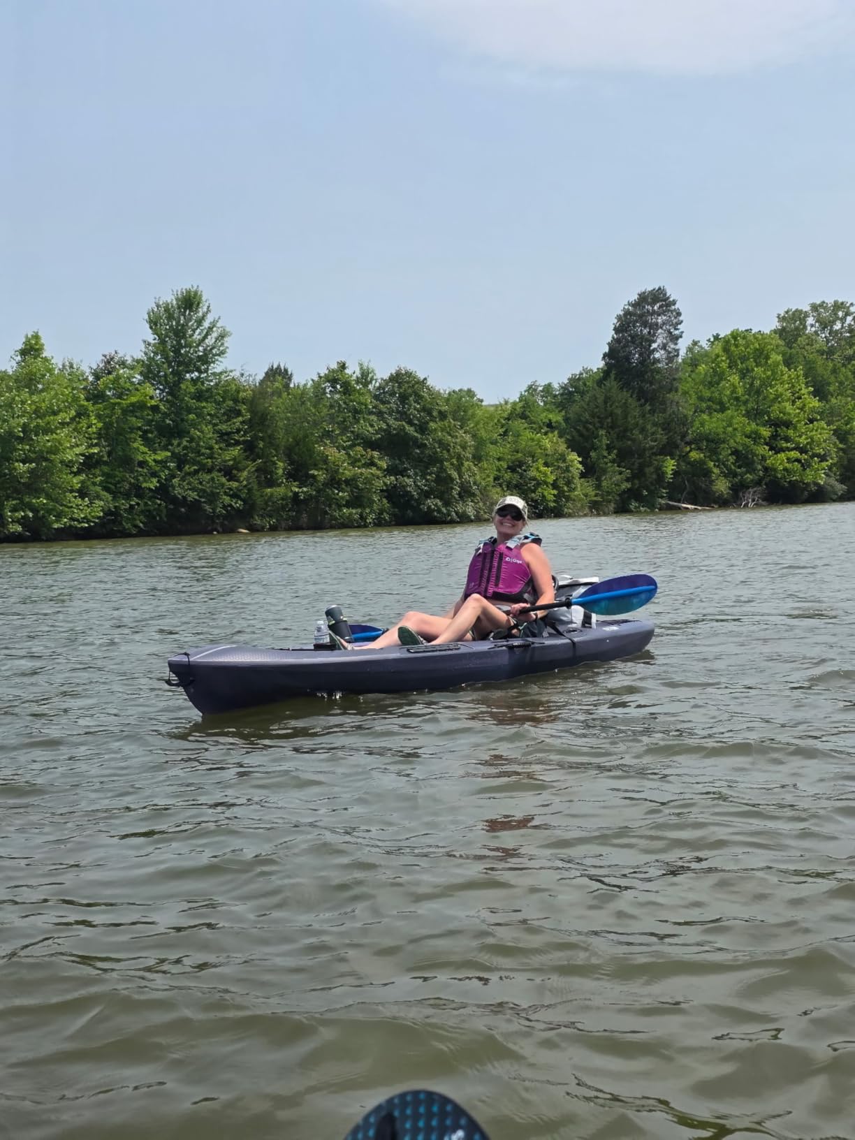 Best Marine and Outdoors Carbon Fiber Kayak Paddle for Adults - Lightweight 2-Piece Paddle with Fiberglass Reinforced Blades, Adjustable Feather Angles, Floating Design, 220cm 234cm 250cm customer photo 1