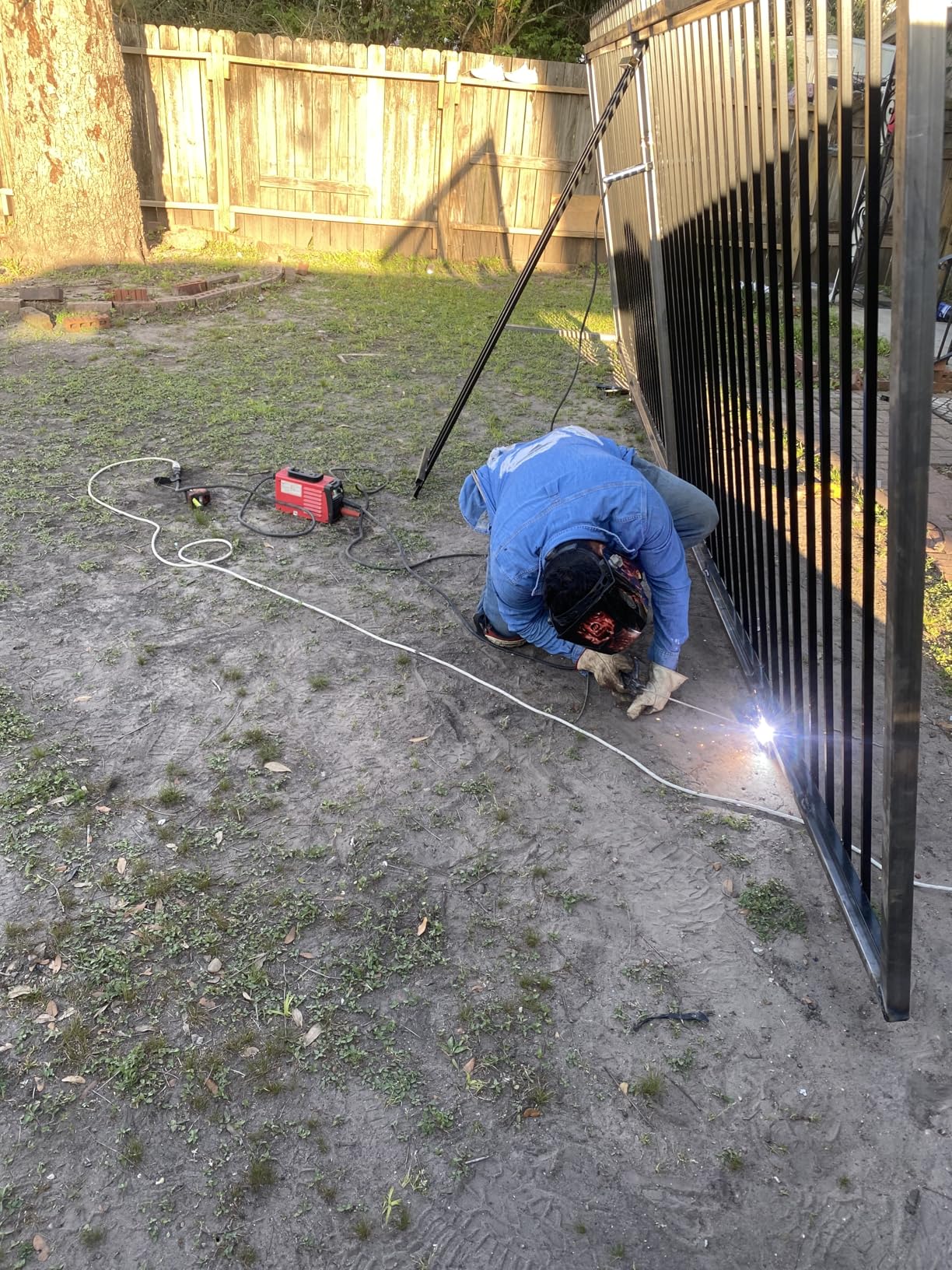 HONE Stick Welder, 110V/220V Actual 140Amp ARC Welder Machine, IGBT Inverter Digital Display LCD Welding Machine customer photo 1