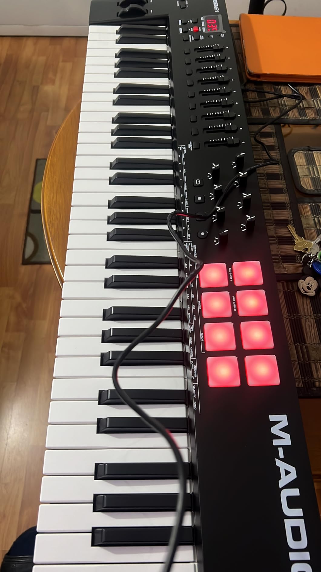 M-AUDIO Oxygen 49 (MKV) - USB MIDI Keyboard Controller with Beat Pads, Smart Chord, Scale Modes, Arpeggiator customer photo 2