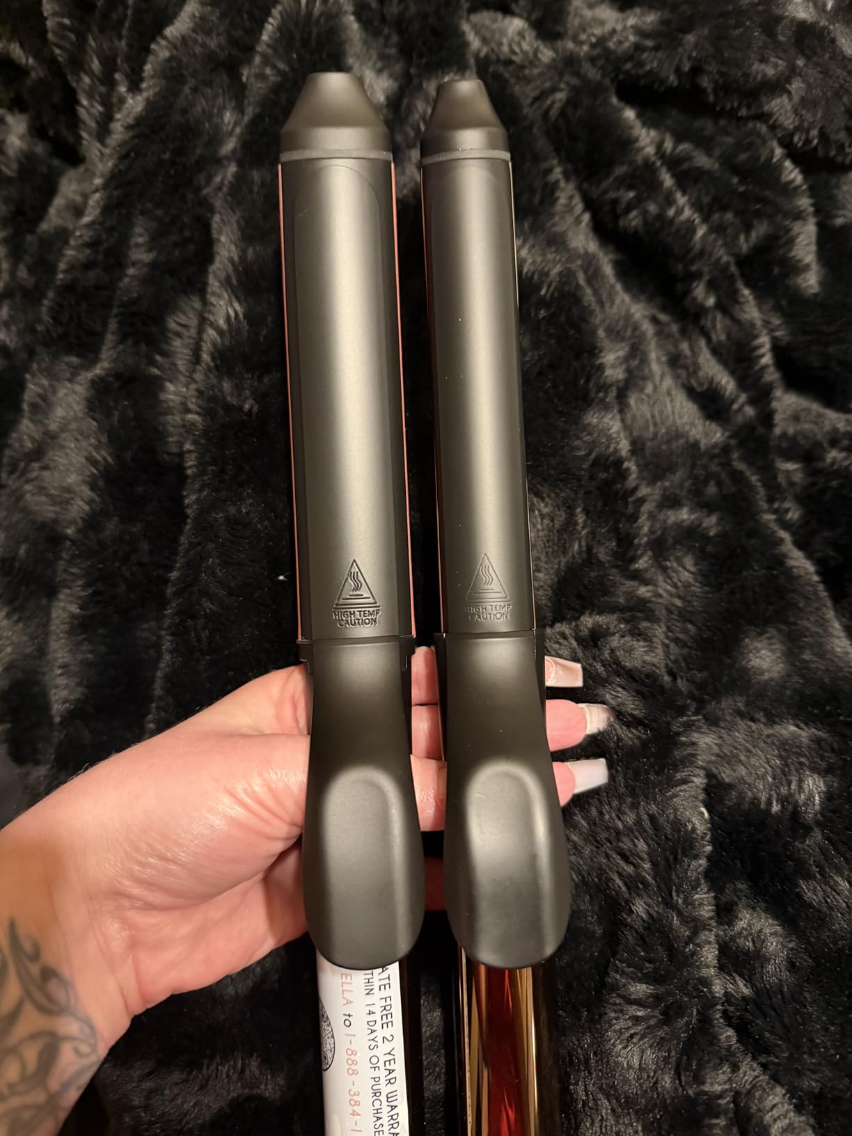 ELLA BELLA Curling Iron 1 Inch - Professional Hair Curler, Ceramic Curling Irons, All Hair Types customer photo 2