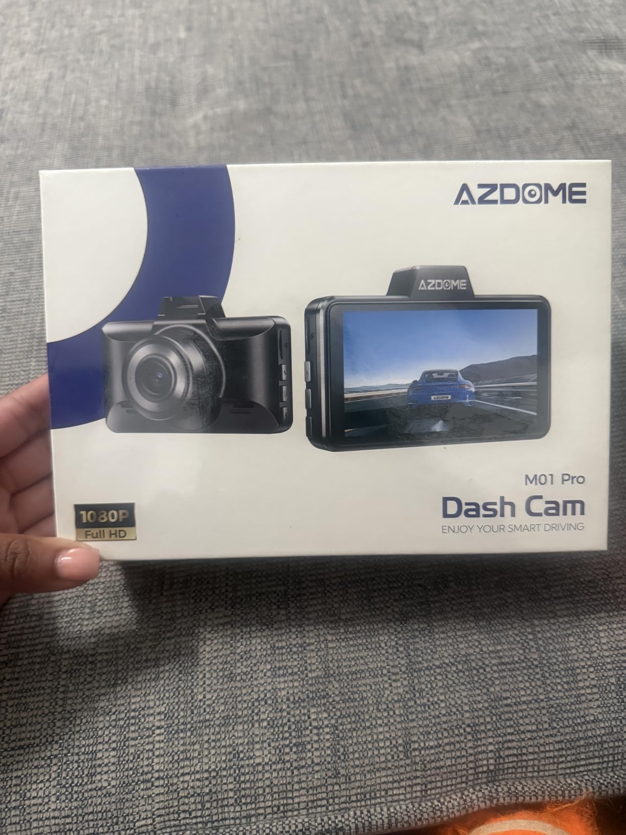 AZDOME M01 Pro Dual Dash Cam Front and Rear with Free 64GB Card, 3
