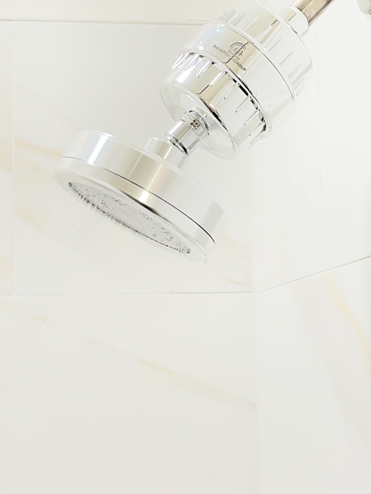 AquaHomeGroup - Filtered Shower Head & 20 Stage Shower Filter - Standard - Chrome customer photo 1