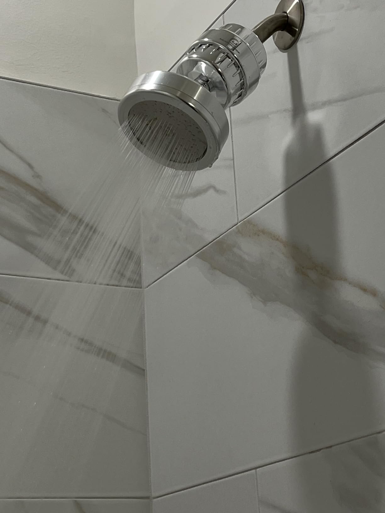 AquaHomeGroup - Filtered Shower Head & 20 Stage Shower Filter - Standard - Chrome customer photo 2