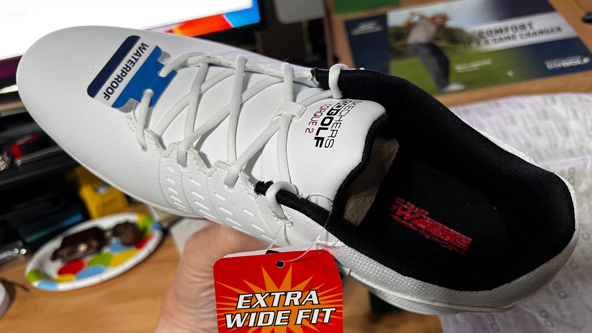 Skechers Men's Torque Waterproof Golf Shoe customer photo 1