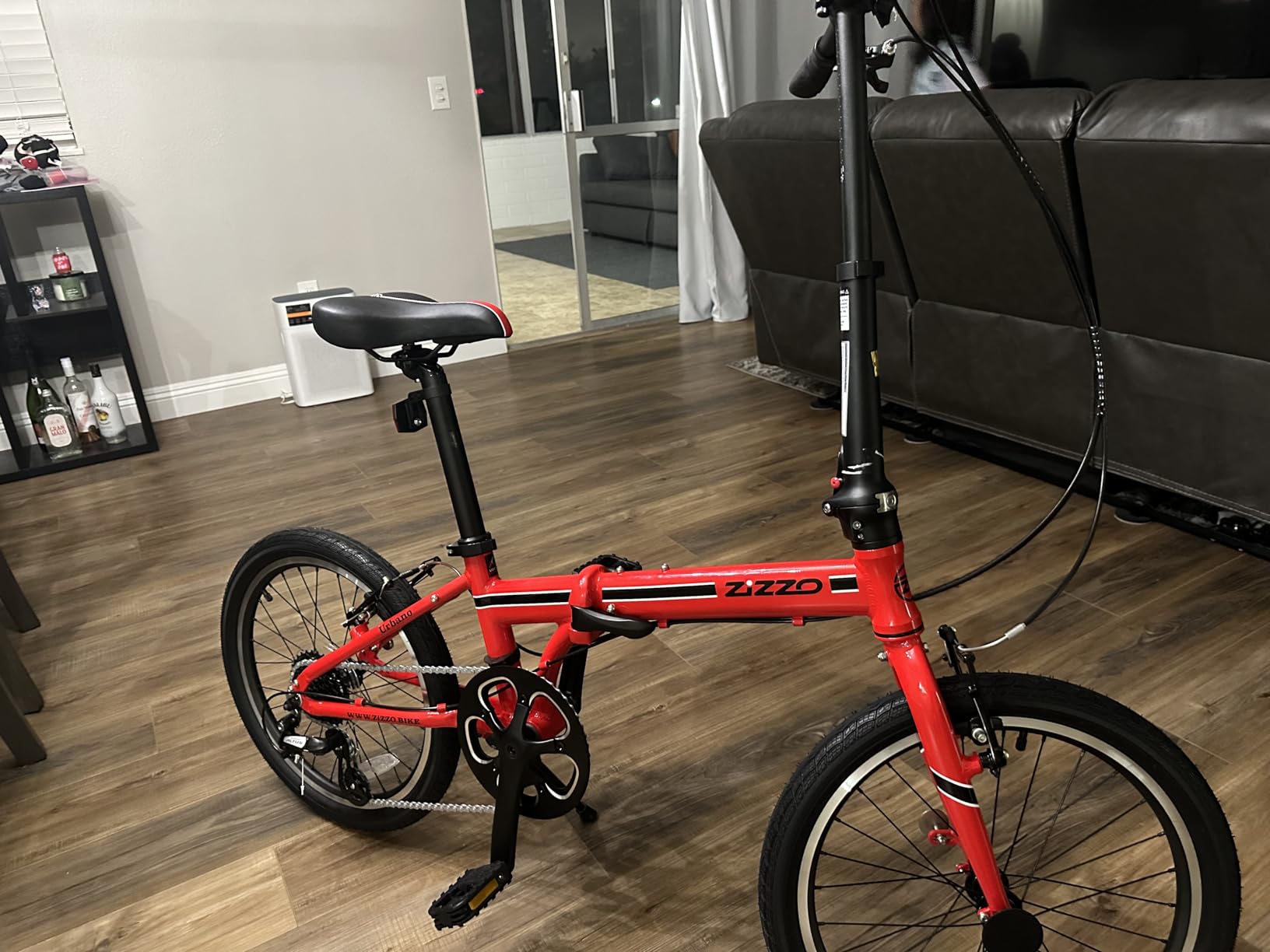 ZiZZO Urbano 26lb Lightest Aluminum Frame Genuine Shimano 8-Speed 20-Inch Folding Bike customer photo 1