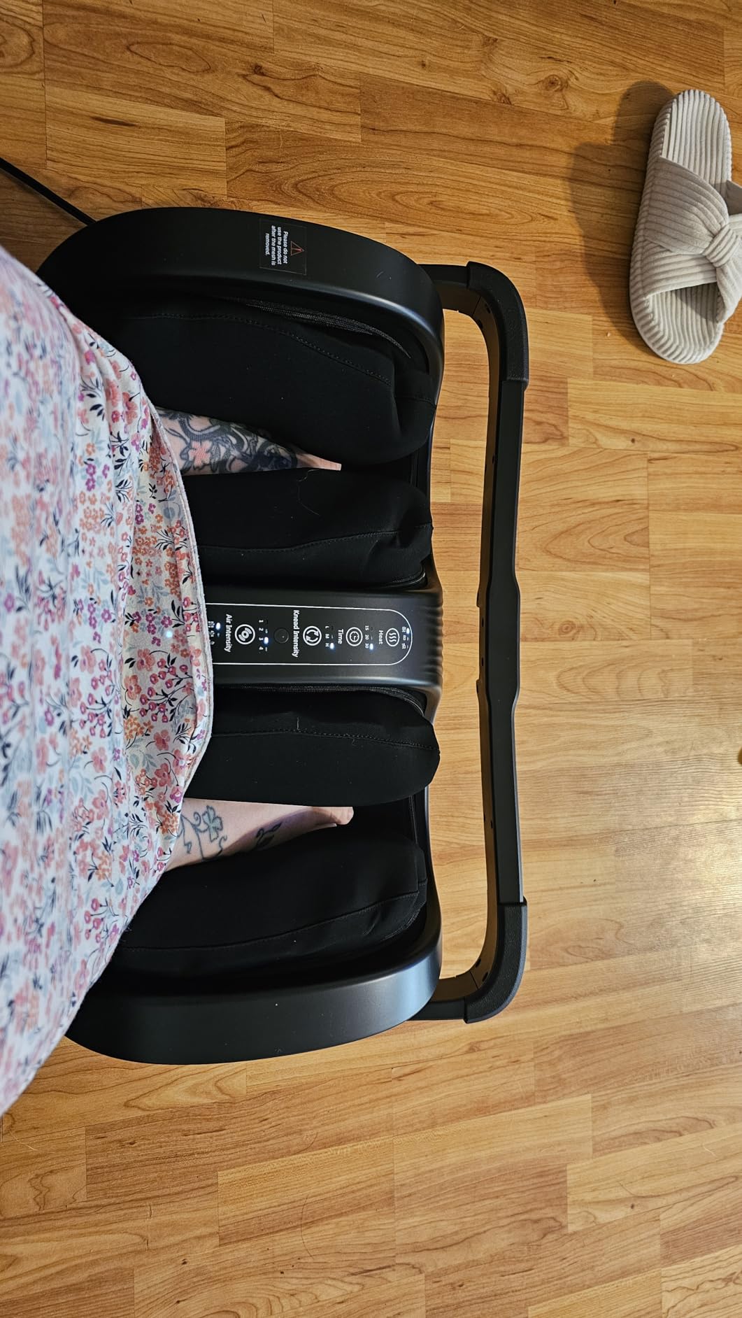 RENPHO Shiatsu Foot Massager with Heat, Foot and Calf Massager, FSA Eligible, Deep Kneading Massage for Plantar Fasciitis Relief, Size 14 customer photo 1