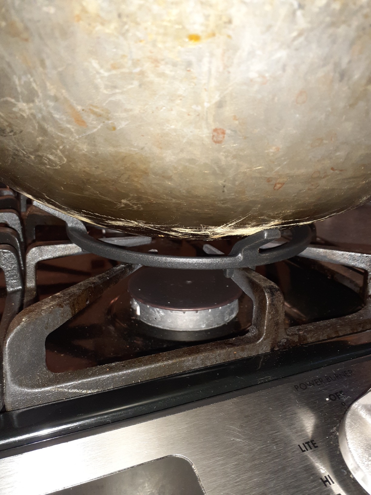 Wok Ring, Wok Support Ring Gas Stove Parts Compatible with GE Stove Cast Iron Burner Grate Stand W10216179 Whirlpool Kitchenaid Samsung Bosch Jenn Air Kitchen 7 Inch Stove Accessories customer photo 2