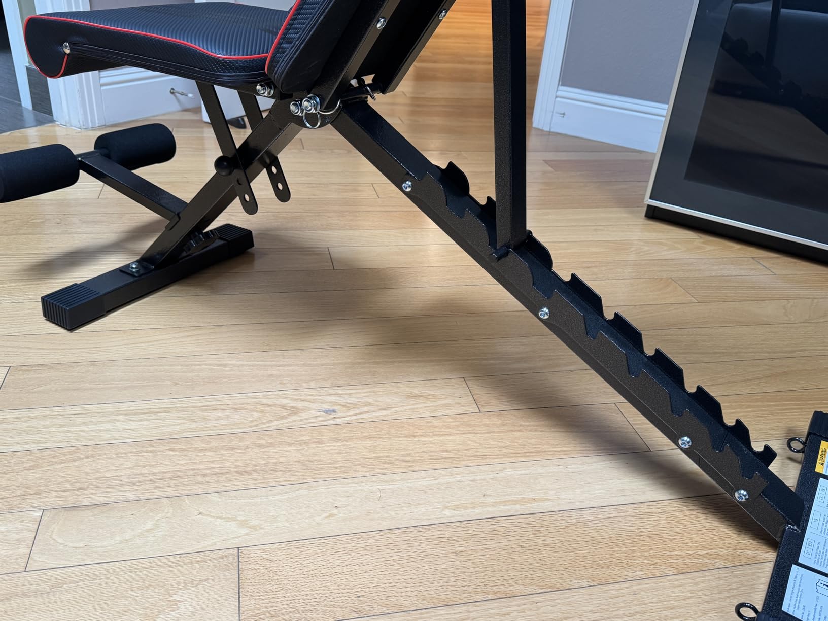 YOLEO Adjustable Weight Bench for Home Gym, ASTM-Certified 827LBS, 98% Pre-Assembled, Foldable Gym Bench with 84 Positions Incline Decline Flat, Wider Seat customer photo 1