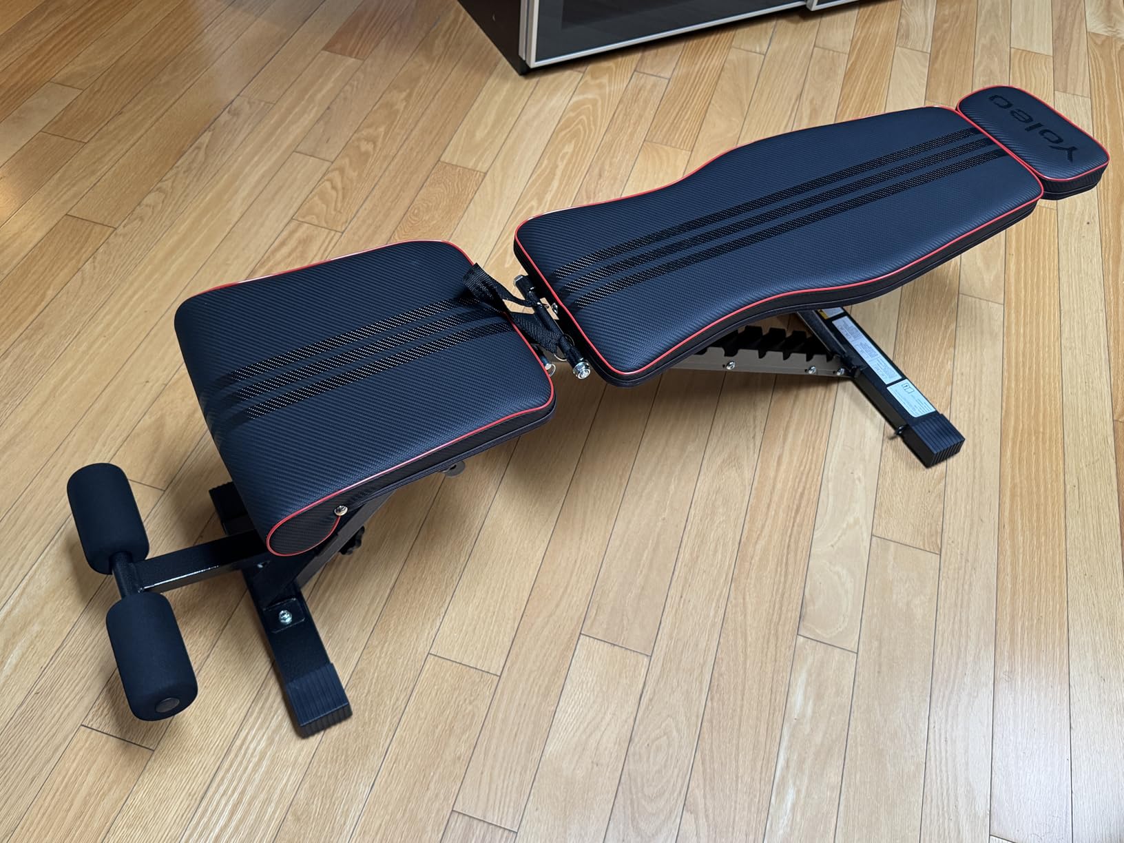 YOLEO Adjustable Weight Bench for Home Gym, ASTM-Certified 827LBS, 98% Pre-Assembled, Foldable Gym Bench with 84 Positions Incline Decline Flat, Wider Seat customer photo 2