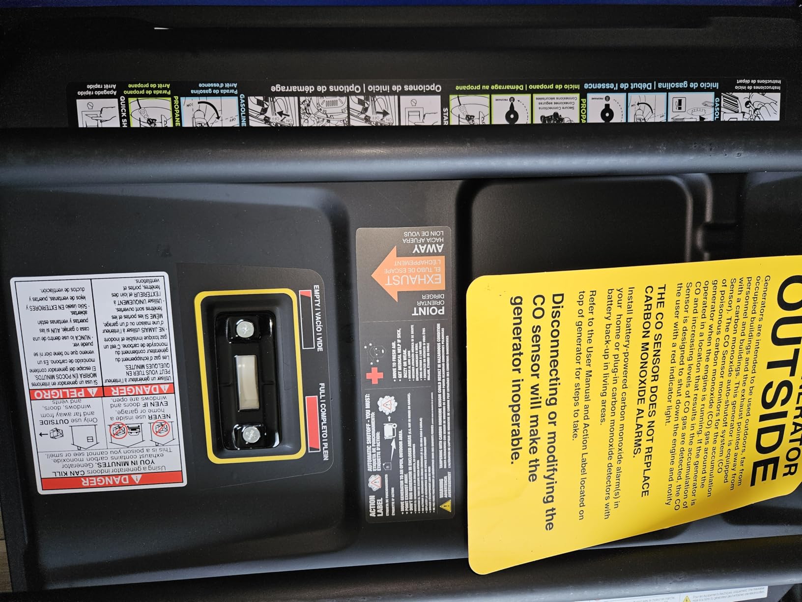 Westinghouse 6500 Watt Dual Fuel Home Backup Portable Generator, Transfer Switch Ready 30A Outlet, RV Ready 30A Outlet, CO Sensor customer photo 2