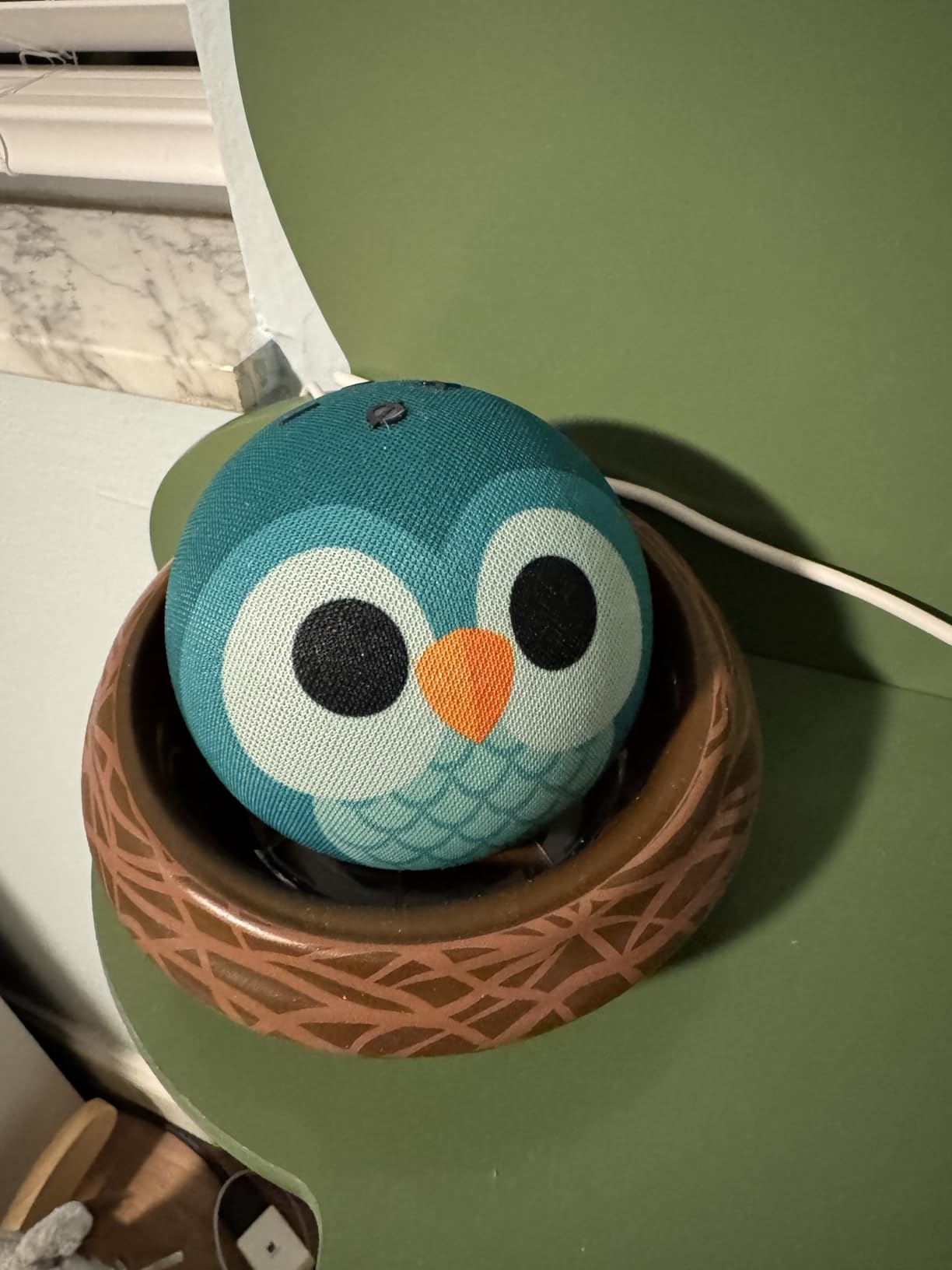 Echo Dot Kids (newest model) - Designed for kids, Designed for Alexa+, parental controls, Includes 1 Year of Amazon Kids+, Owl customer photo 2