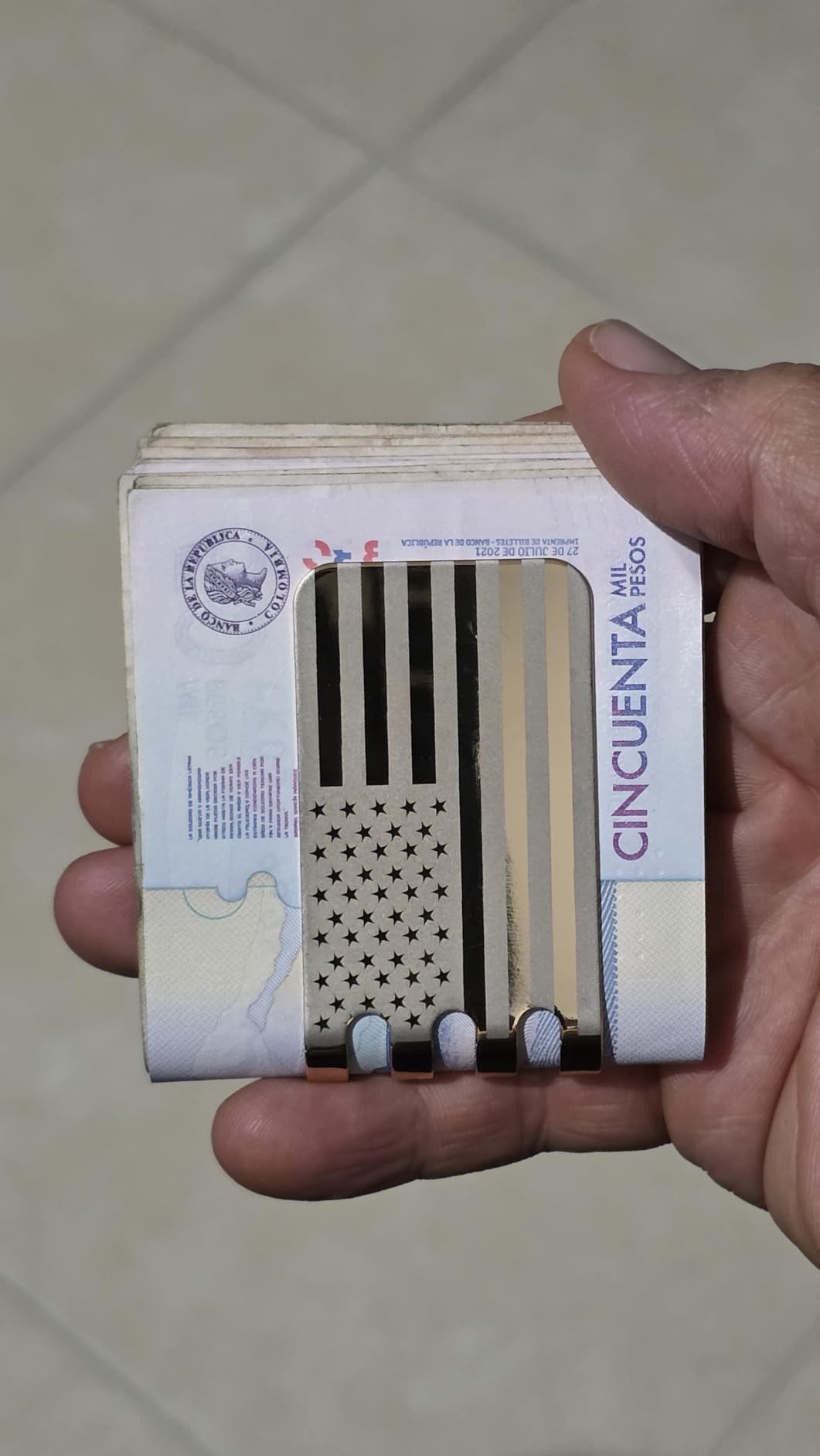 Money Clip Spring Steel Cash Clips Large Capacity Minimalist Front Pocket Wallet customer photo 1