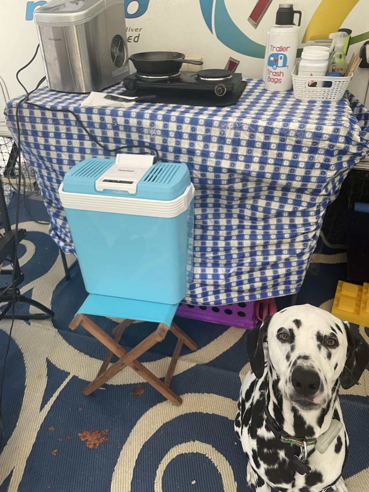 Ivation Electric Cooler & Warmer with Handle | 24 L Portable Thermoelectric Fridge for Vehicles & Trucks| 110V AC Home Power Cord & 12V Car Adapter for Camping, Travel & Picnics customer photo 1
