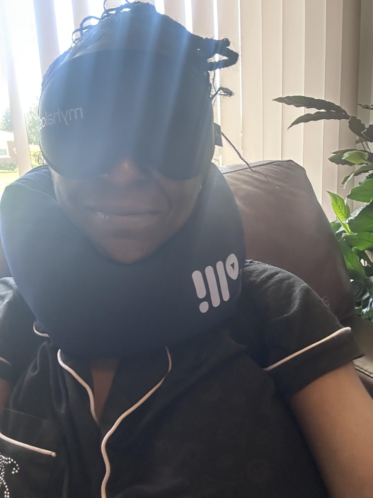 MyHalos 3D Sleep Mask - Zero Pressure Memory Foam Eyelash Friendly, Award-Winning Sleep Aid for Travel customer photo 1
