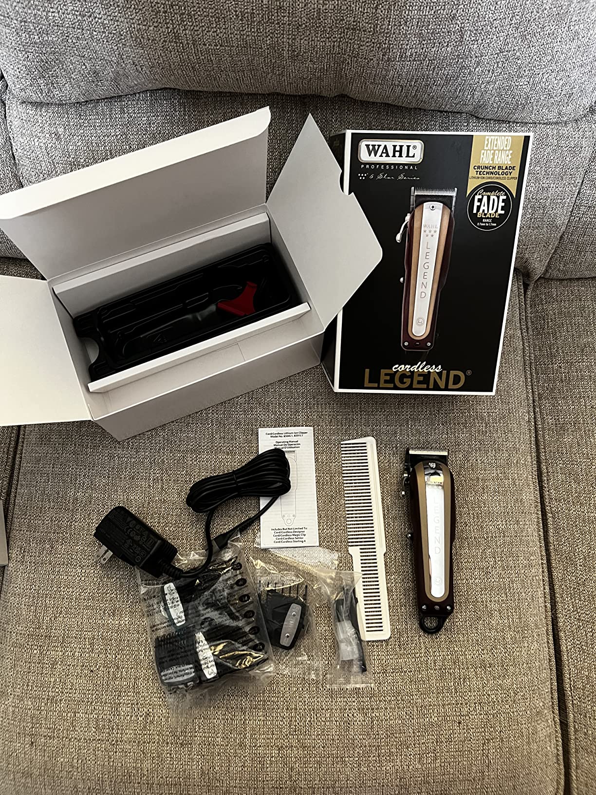 Wahl Professional 5 Star Series Cordless Legend Clipper, High-Performance Hair Cutting Tool with 100-Minute Run Time, Lithium Ion customer photo 2