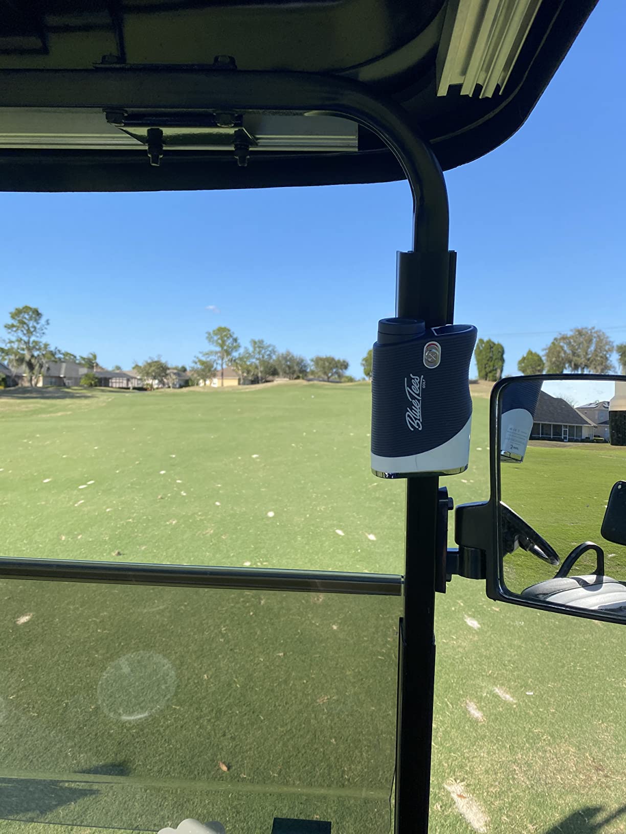 Blue Tees Golf Series 3 Max+ Golf Rangefinder with Slope Switch, 1000 Yards Range Finder, 6X Magnification Laser Rangefinder, Slope Measurement, Magnetic Strip, Flag Pole Locking with Pulse Vibration customer photo 1
