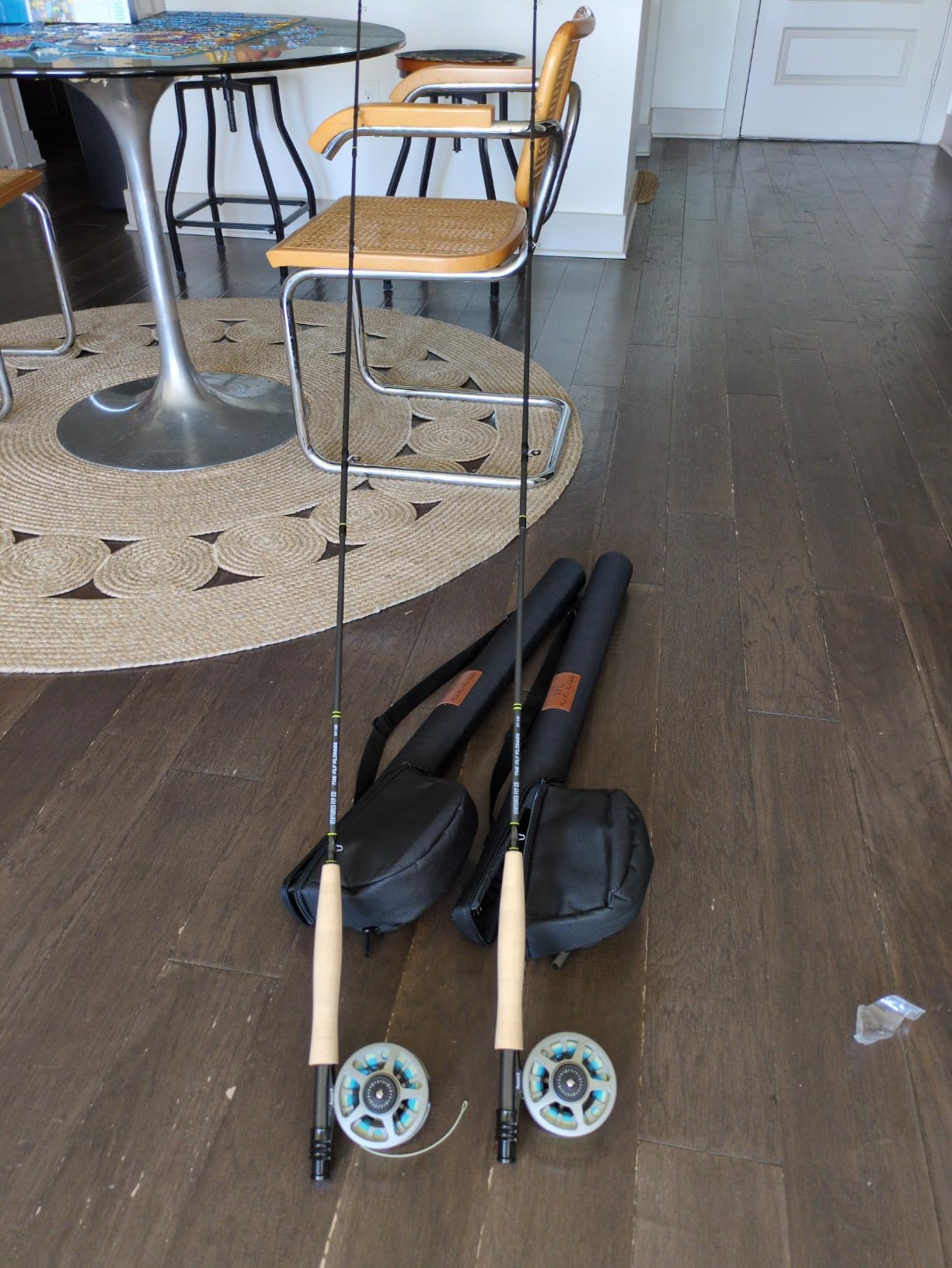 Ventures Fly Co. | Starter Packages | 23 Fly Fishing Accessories Complete Gear Combo | Perfect Beginner Kit | Includes Rod, Reel, Line, Flies, Leader, Tippet, Forceps, Nipper, Floatant & Net customer photo 1