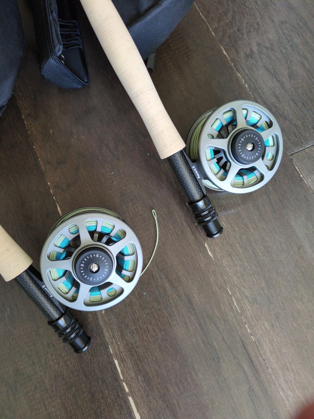 Ventures Fly Co. | Starter Packages | 23 Fly Fishing Accessories Complete Gear Combo | Perfect Beginner Kit | Includes Rod, Reel, Line, Flies, Leader, Tippet, Forceps, Nipper, Floatant & Net customer photo 2