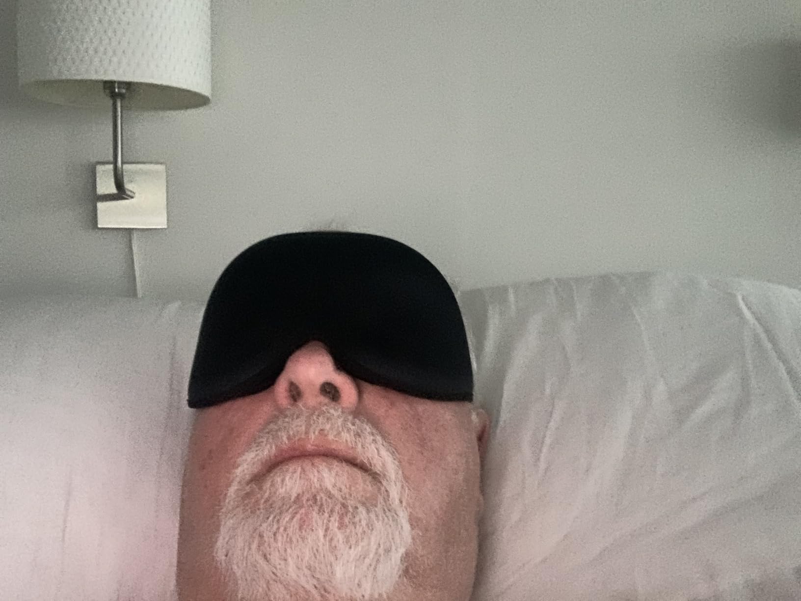 LitBear Sleep Mask for Side Sleeper - 3D Contoured Cup Sleeping Mask, Light Blocking with Adjustable Elastic Strap customer photo 2