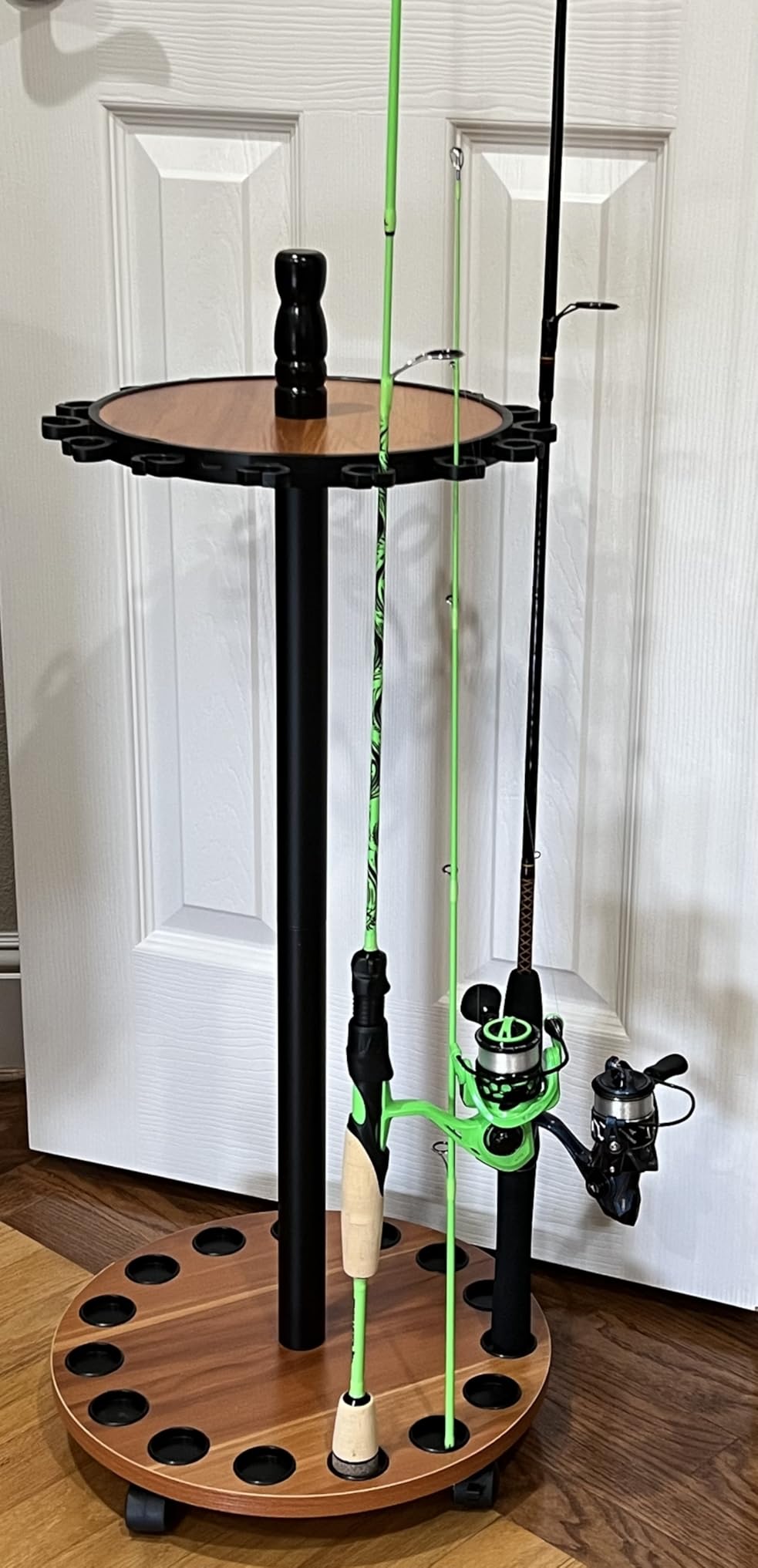 KastKing Zephyr Spinning Reels - 7+1/6+1 BB - Carbon Fiber Drag - Stainless Steel Shaft - Aluminum & CNC Spool - Black/Green/Orange - Sizes 500/1000 SFS - ICE Fishing Ready Reels! customer photo 1