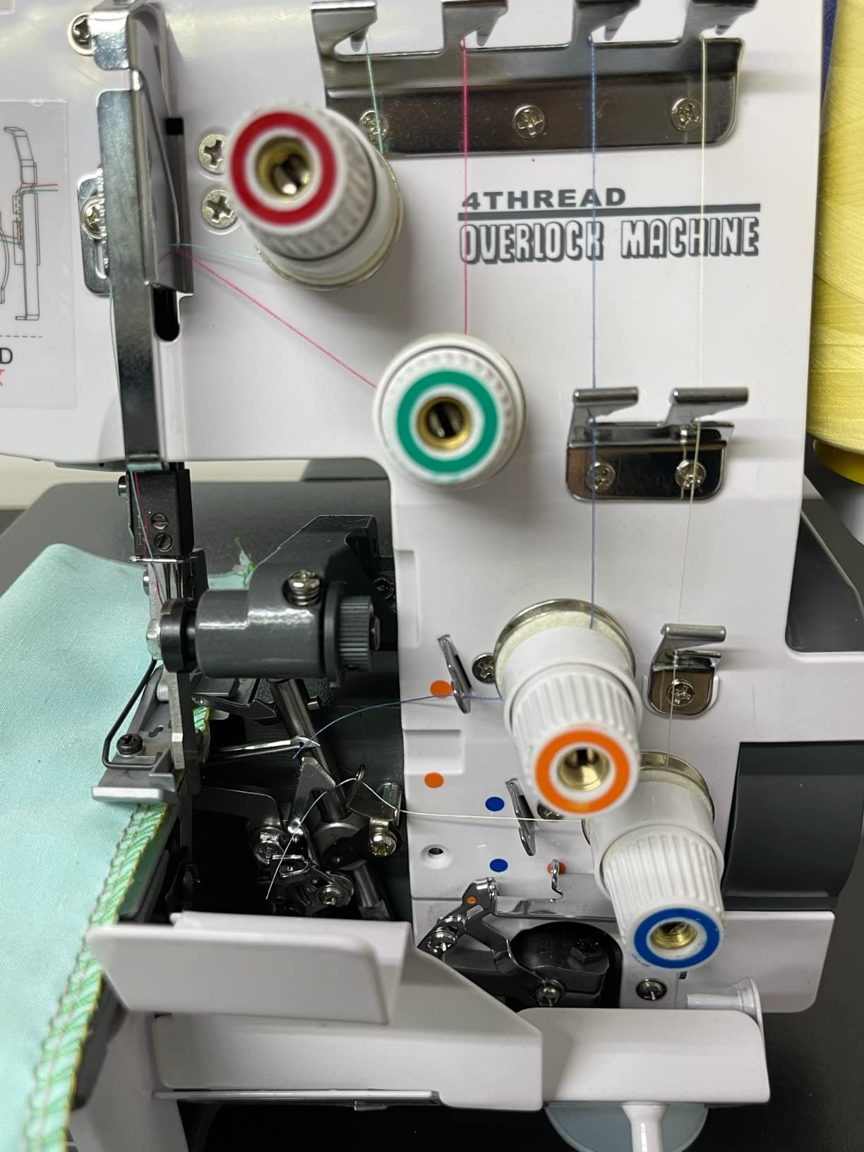 Lumina Sienna Serger Sewing Machine - Industrial Grade Sergers & Overlock Machines with Durable Metal Frame, 3-4 Serger Thread Capability - Overlocker Sewing Machine for Heavy Duty Fabric customer photo 2