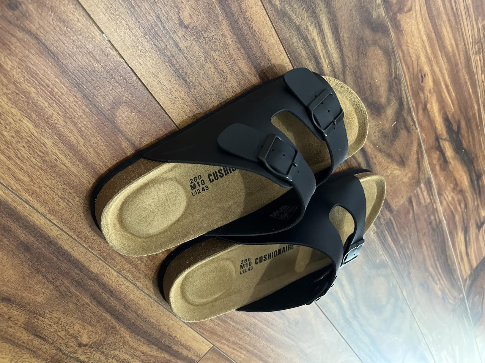 Nautica Lane Cork Footbed Mens Sandals, Adjustable Buckle Comfort Slides customer photo 2