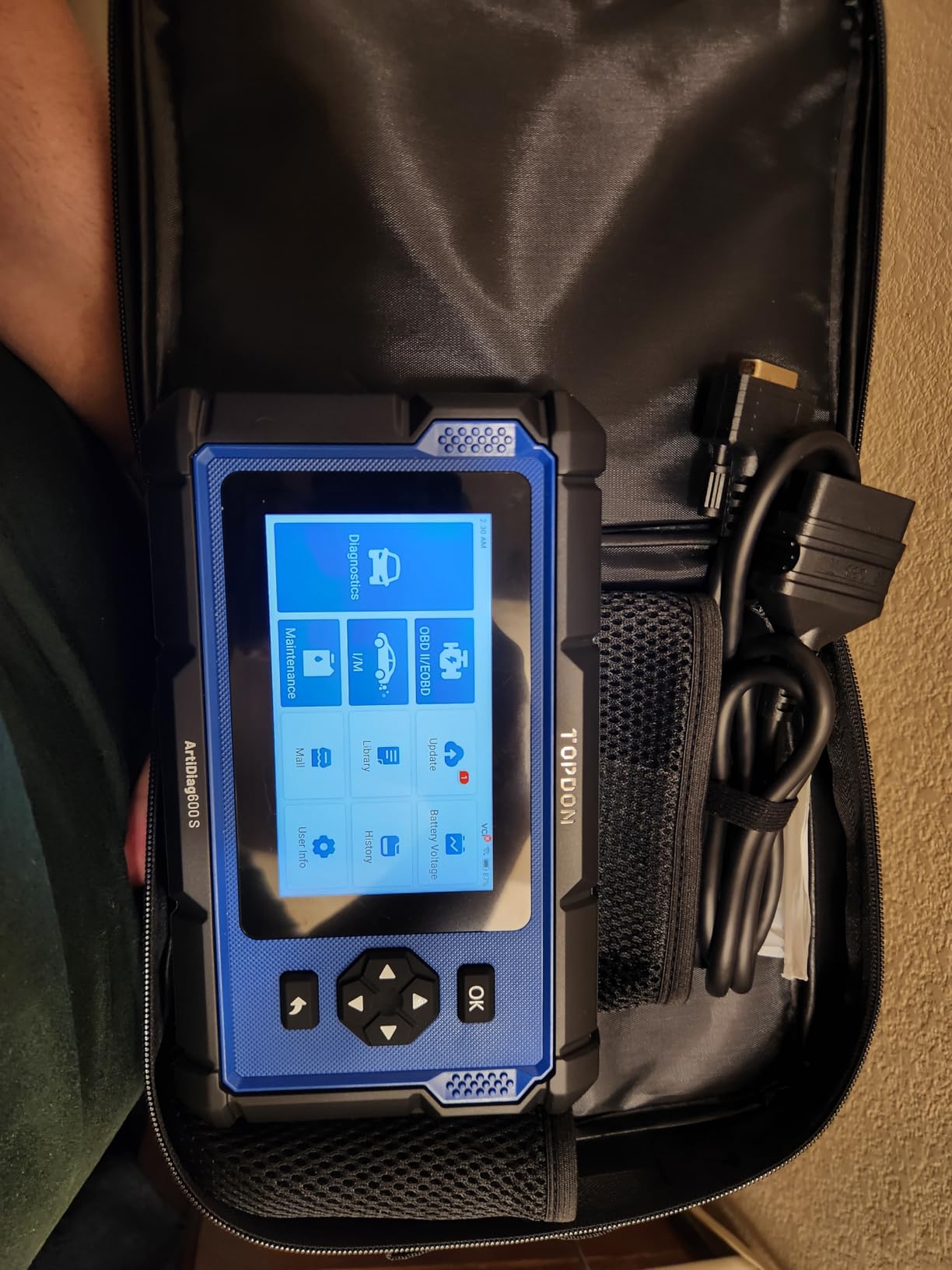 TOPDON AD600S OBD2 Scanner, Diagnostics Scanner for ABS/SRS/AT/Engine, 9 Reset Services customer photo 1