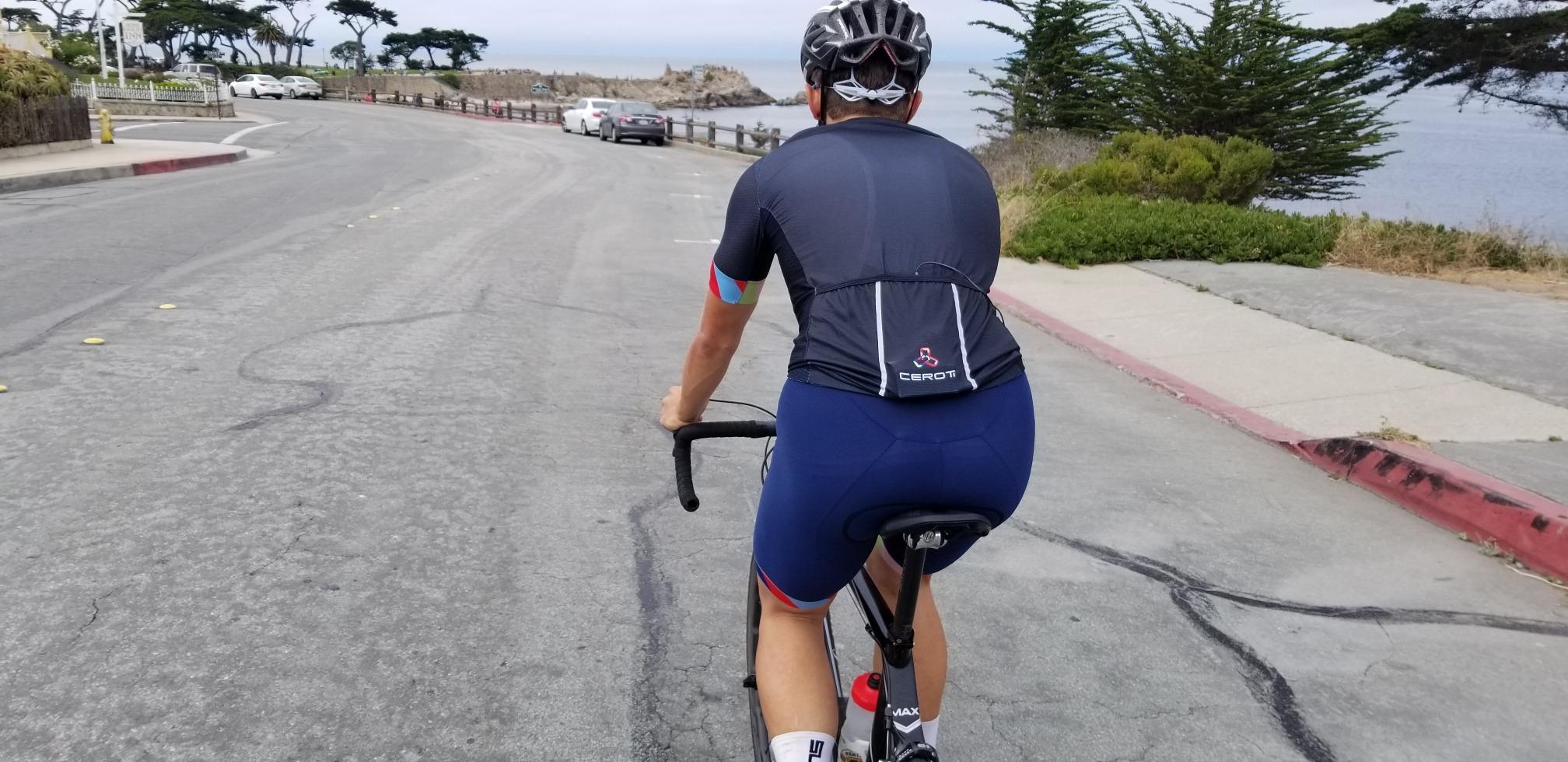CEROTIPOLAR Snug Fit Men AirCool Cycling Jersey Bike Shirts UPF50+, PRO Dry Fit Light Weight Fabric customer photo 1