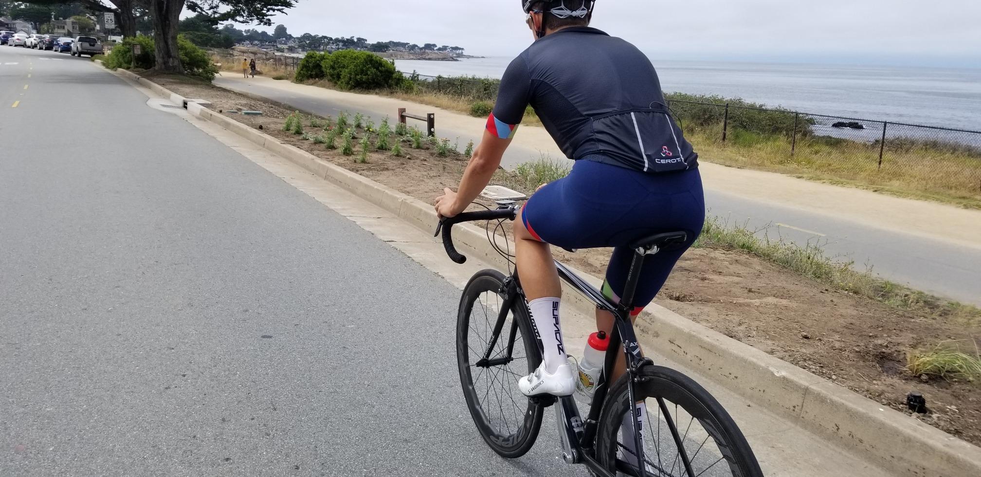 CEROTIPOLAR Snug Fit Men AirCool Cycling Jersey Bike Shirts UPF50+, PRO Dry Fit Light Weight Fabric customer photo 2