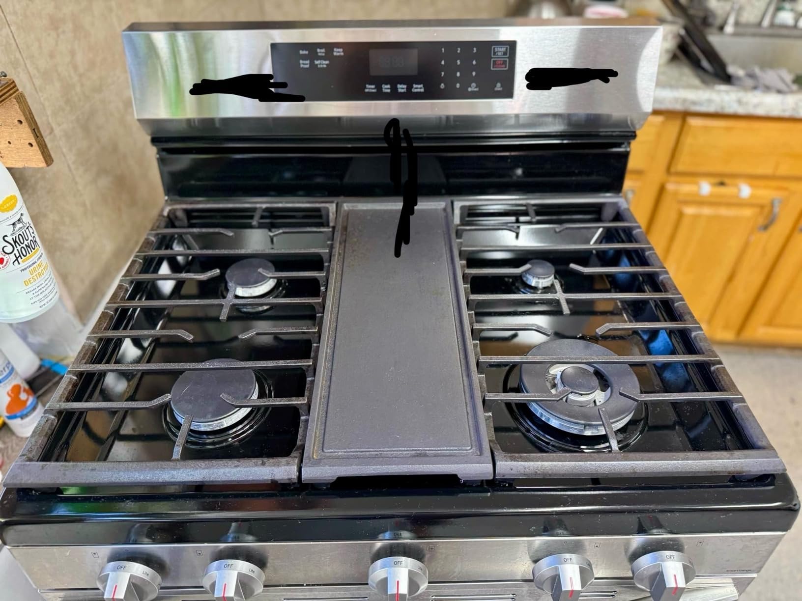 Samsung 6.0 Cu. Ft. Smart Freestanding Gas Range with No Pre-heat Air Fry & Convection, Stainless Steel, NX60A6511SS/AA customer photo 2