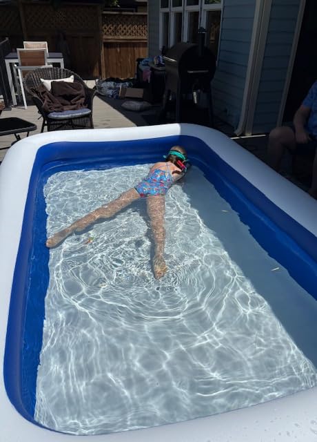 SELLOTZ Inflatable Pool for Kids and Adults, 120