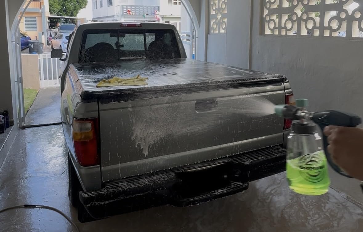Sooprinse Foam Cannon, Adjustable Snow Foam Lance Transparent Body, Professional Car Foam Blaster with 1/4 Inch Quick Connector, 4000 PSI, 1L customer photo 1