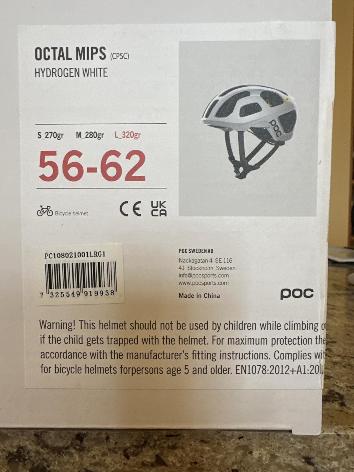 POC Octal MIPS (CPSC) Cycling Helmet customer photo 1
