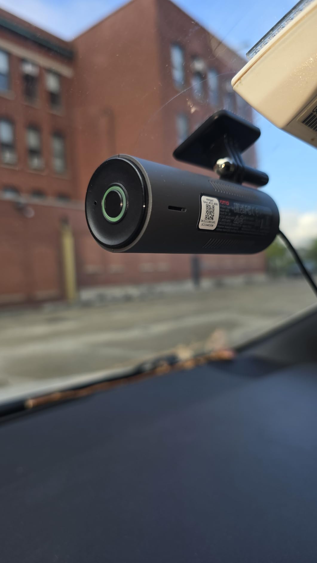 70mai Dash Cam M310, 1296P QHD Dash Camera for Cars, Built in WiFi, 130° Wide-Angle FOV, WDR, Night Vision, Loop Recording, Parking Monitor customer photo 1