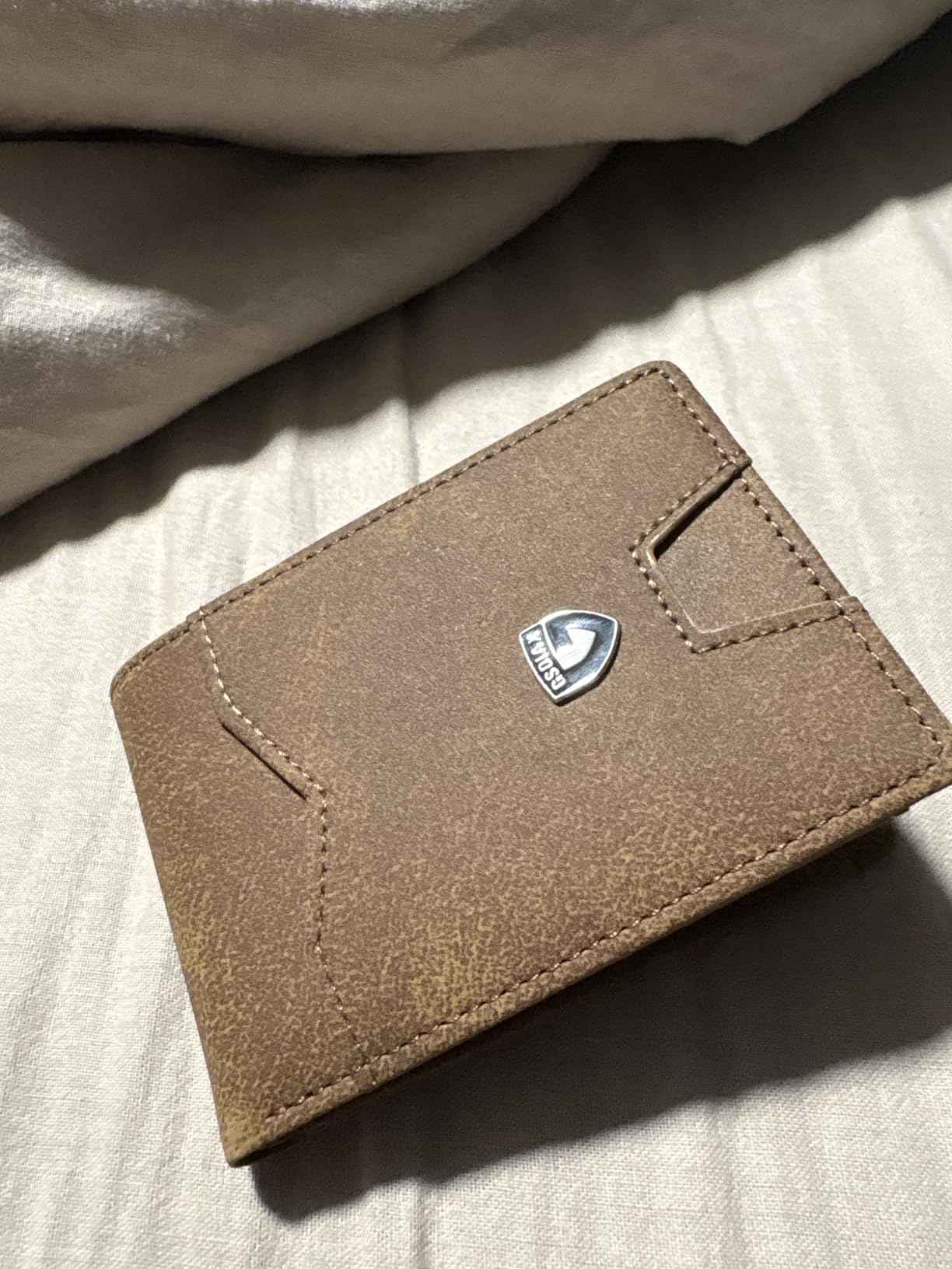 Slim Wallet for Men Rfid Blocking Leather Bifold Front Pocket Carbon Fiber Credit Card Holder Novelty Wallets With Gift Box customer photo 1