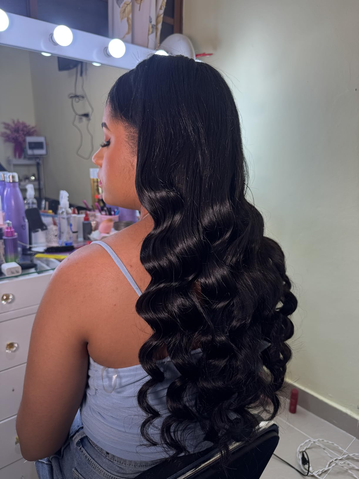 Remington Shine Therapy Argan Oil & Keratin Infused 1/2-1 Inch Tapered Curling Wand for Natural Curls, Includes Heat Glove customer photo 1