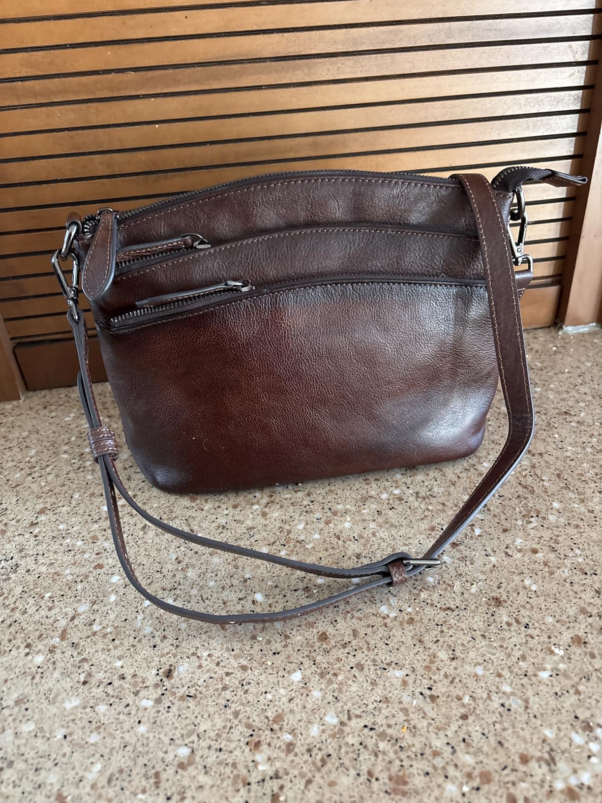 HESHE Crossbody Bags for Women Genuine Leather Purses with Multi-Pockets Vintage Shoulder Satchel Bag customer photo 1