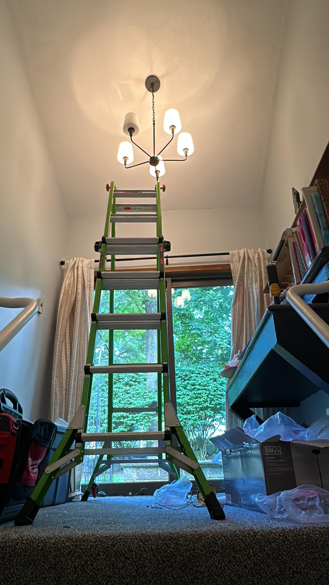 Little Giant Ladder Systems Dark Horse 2.0, M22, 22ft, Multi-Position Ladder, Fiberglass, Type 1A, 300 lbs Weight Rating customer photo 1