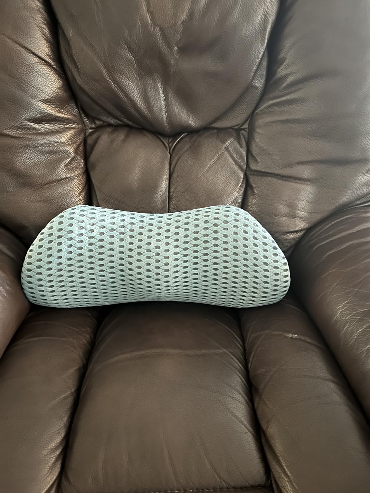 Lumbar Support Pillow for Office Chair, Memory Foam Lumbar Pillow for Lower Back Pain Relief (Grey) customer photo 1