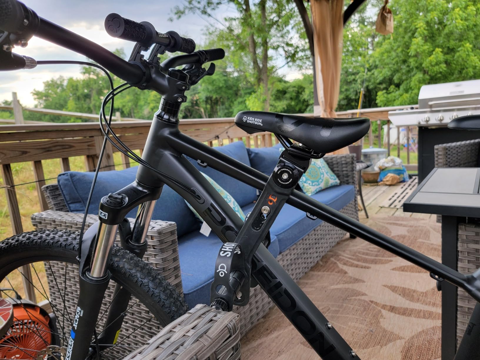 Kids Ride Hotgun - Child Bike Seat & Handlebar Combos - Front Mounted, for Children Aged 2~5 Years, Fits Most Adult Modern Mountain Bikes, Adjustable for Comfort customer photo 2