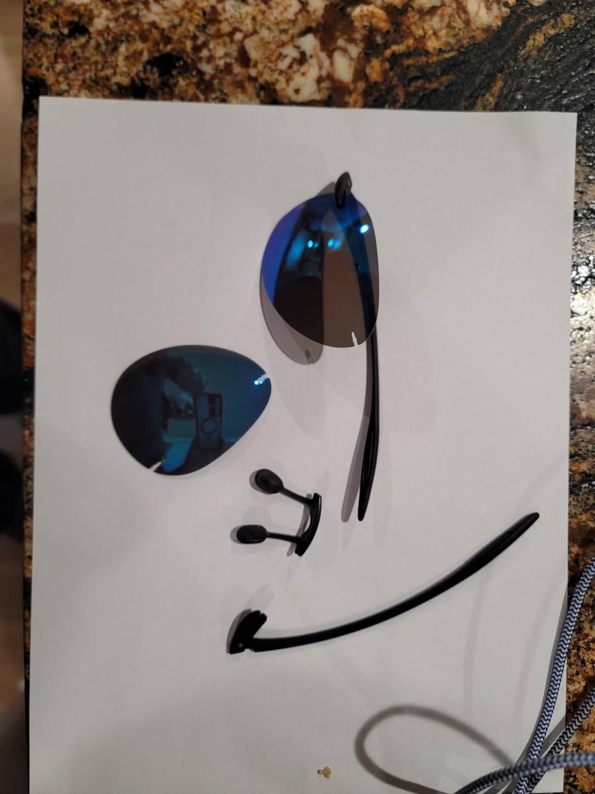 JULI Sports Sunglasses for Men Women Tr90 Rimless Frame for Running Fishing Golf Surf Driving MJ8009 customer photo 1