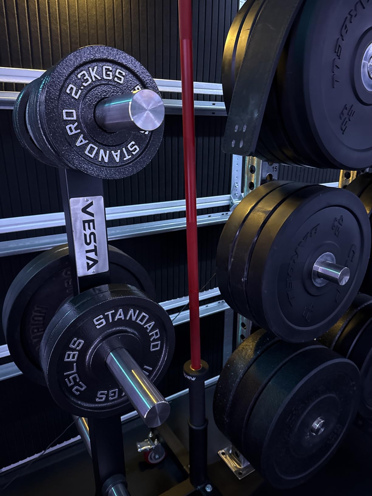 Steel Olympic Plates 175LB Set - 2 inch Olympic Hammertone Coated for Weight Lifting Training customer photo 1
