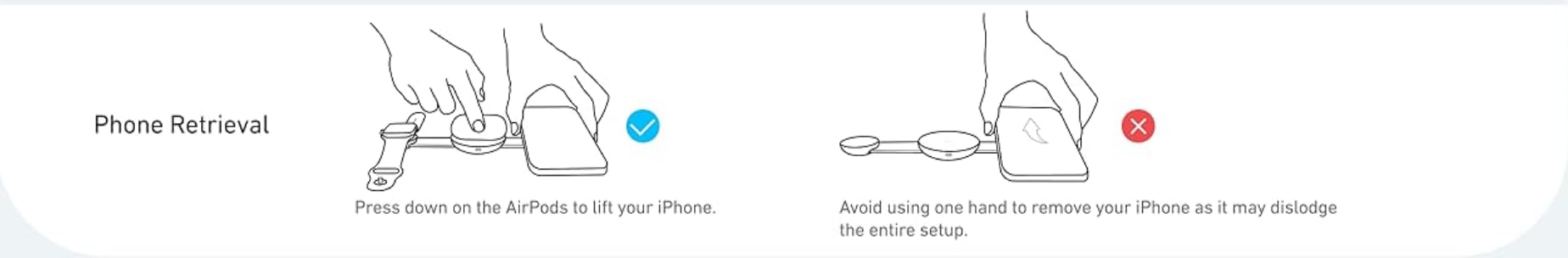 Belkin MagSafe 3-in-1 Wireless Charging Pad - Fast Wireless Charging for Apple Watch, iPhone 17, iPhone 16, iPhone 15, & iPhone 14 Series, & AirPods - Charging Station for Multiple Devices - Black customer photo 1