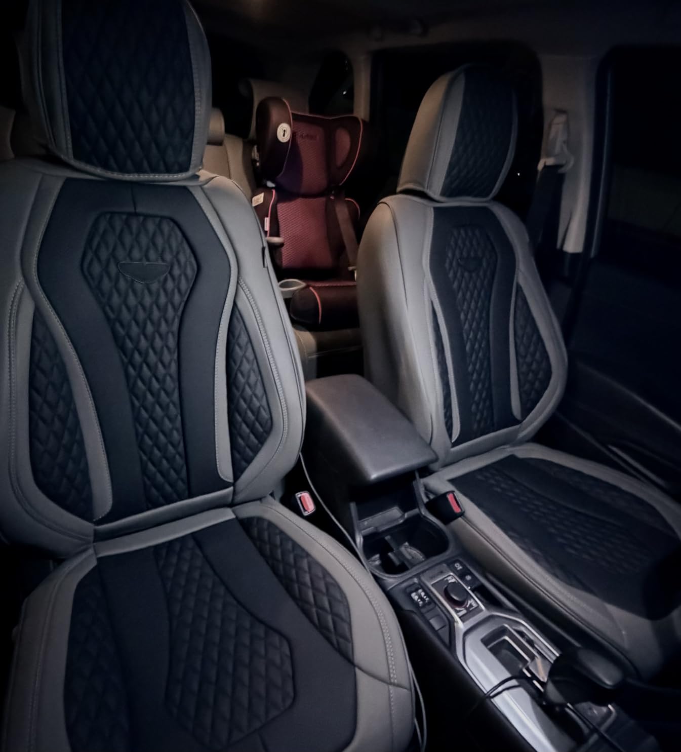 Coverado Seat Covers, Car Seat Covers Full Set, Black Car Seat Cover, Waterproof Car Seat Cushion customer photo 1