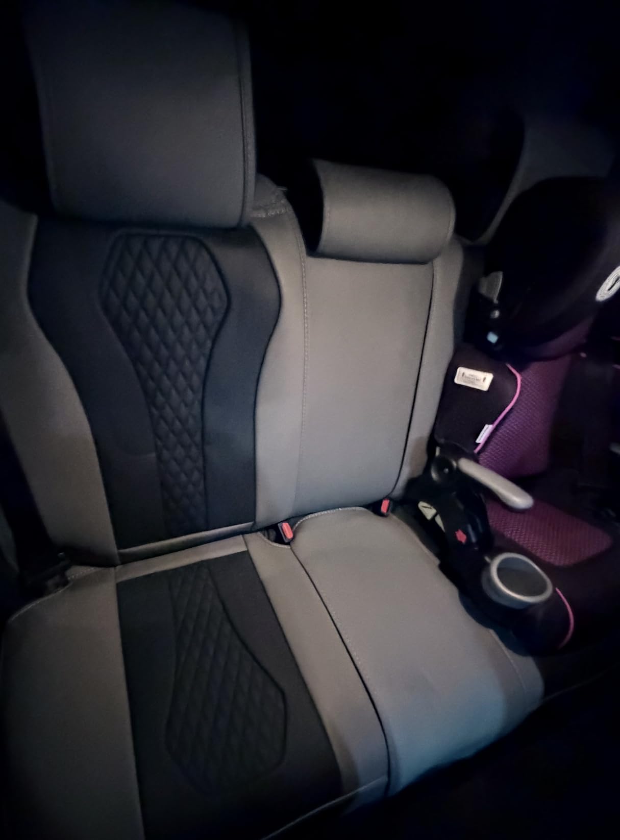 Coverado Seat Covers, Car Seat Covers Full Set, Black Car Seat Cover, Waterproof Car Seat Cushion customer photo 2