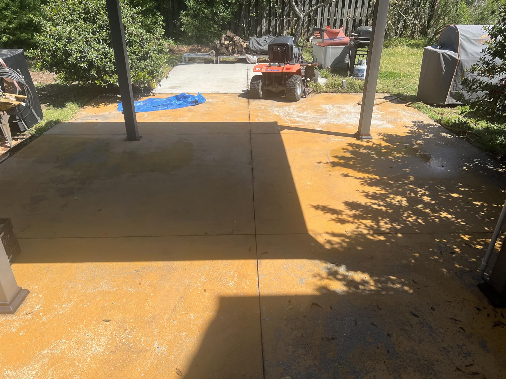 MEKOH Pressure Washer Surface Cleaner 20'', 4500PSI Power Washer Surface Cleaner Attachment with Wheels, Pressure Washer Accessory for Driveway Sidewalk Curb Deck Patio Cleaning, 3/8'' Quick-Connect customer photo 1